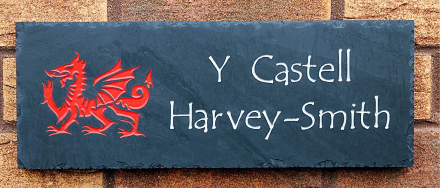 Step-by-step Instructions for Making a Slate House Sign