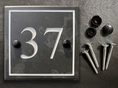 Screws with Black Caps