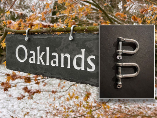 Shackles for Hanging Signs