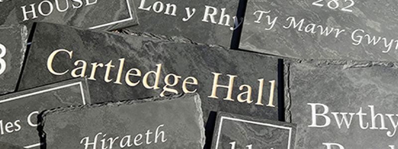 Personalised Slate House Signs
